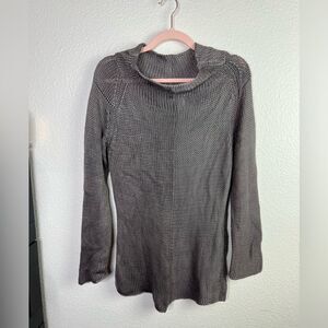 Pure Handknit grey sweater size M/L 100% cotton